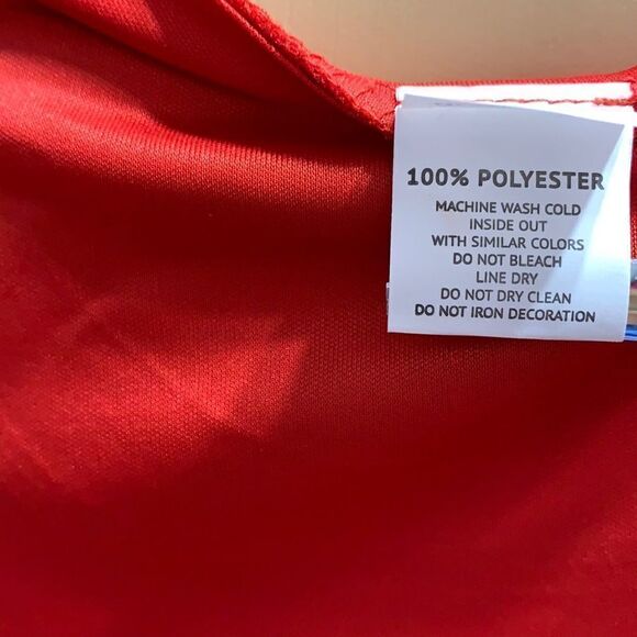 VGK Shirt Station Casinos Las Vegas Hockey Logo Red Gold Black Size Medium - Picture 8 of 8